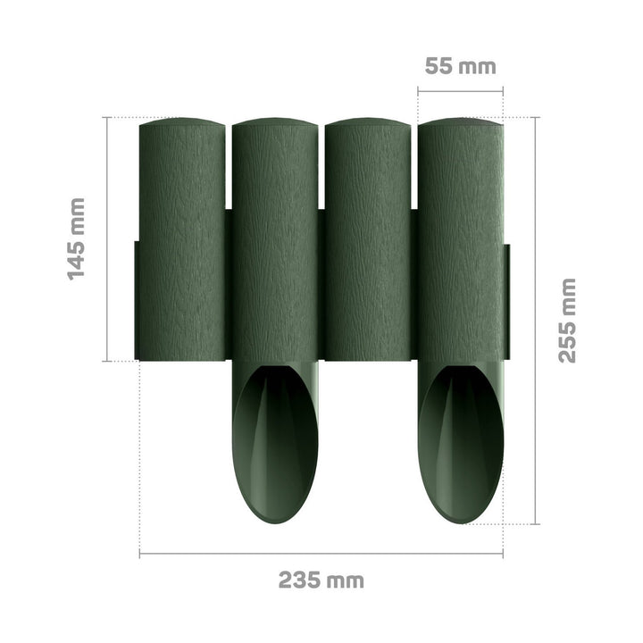 Cellfast Tuinpalissade STANDAARD 4, 2,3m Groen