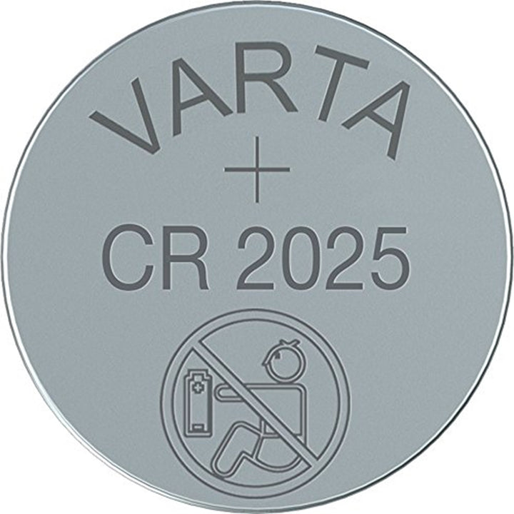 2 batterie al litio Varta CR 2025, alta qualità, 3V