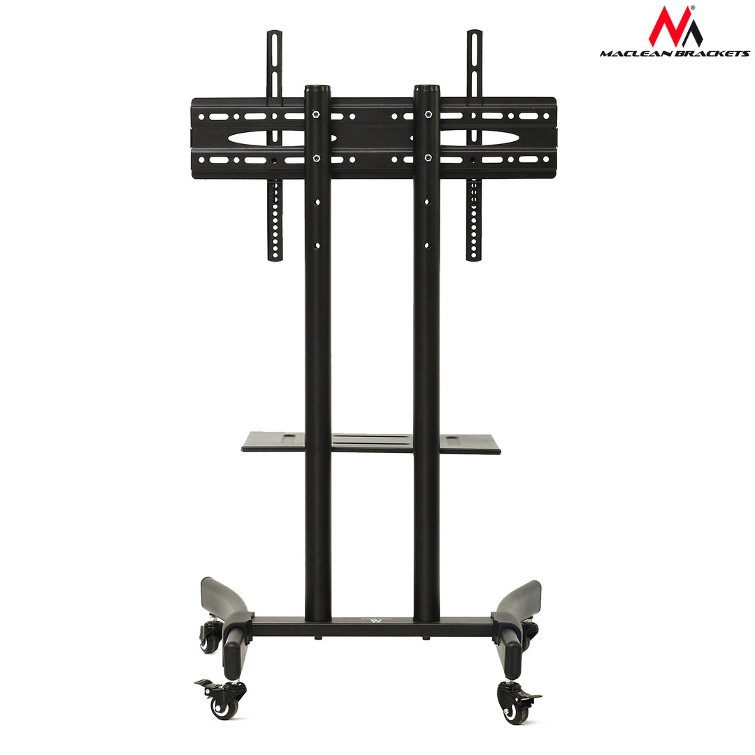 MacLean MC - 739 chariot tv mobile professionnel avec support Max 40 kg 32 pouces - 65 pouces noir