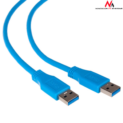 Maclean MCTV-583 Verlengkabel USB-KABEL WT-WT A-A MANNELIJK-MANNELIJK USB-AANSLUITING 3m