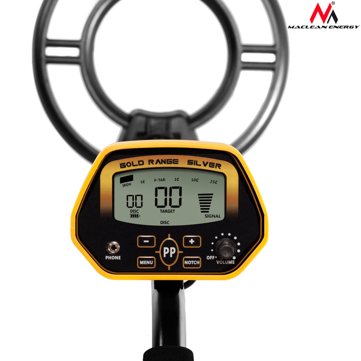 Maclean Energy MCE GC-1037 Metal detector Deep Detector Jack 3.5mm