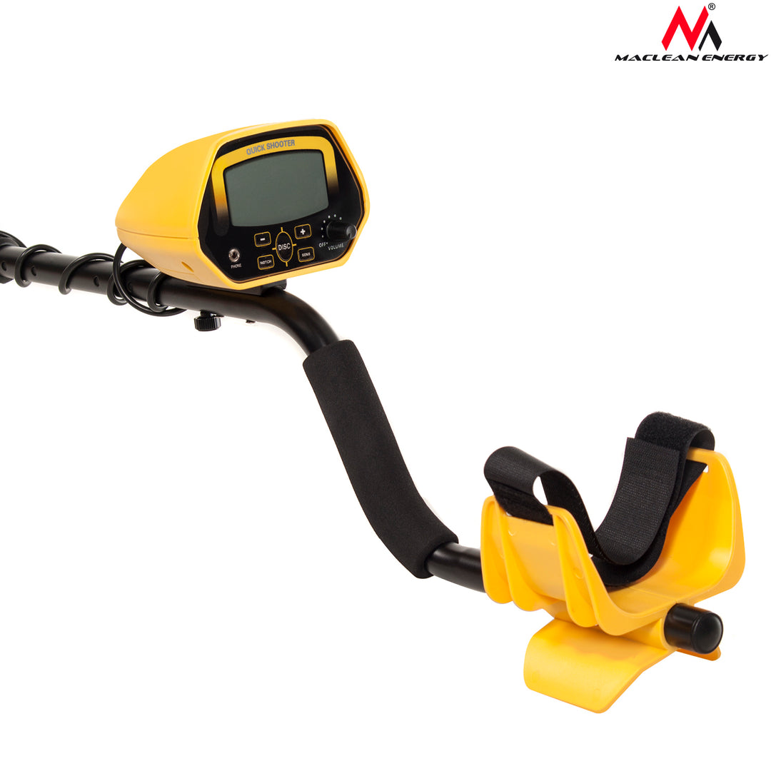 Maclean Energy MCE993 Metal Detector Waterproof Search Coil LCD Coins Jewelery Gold