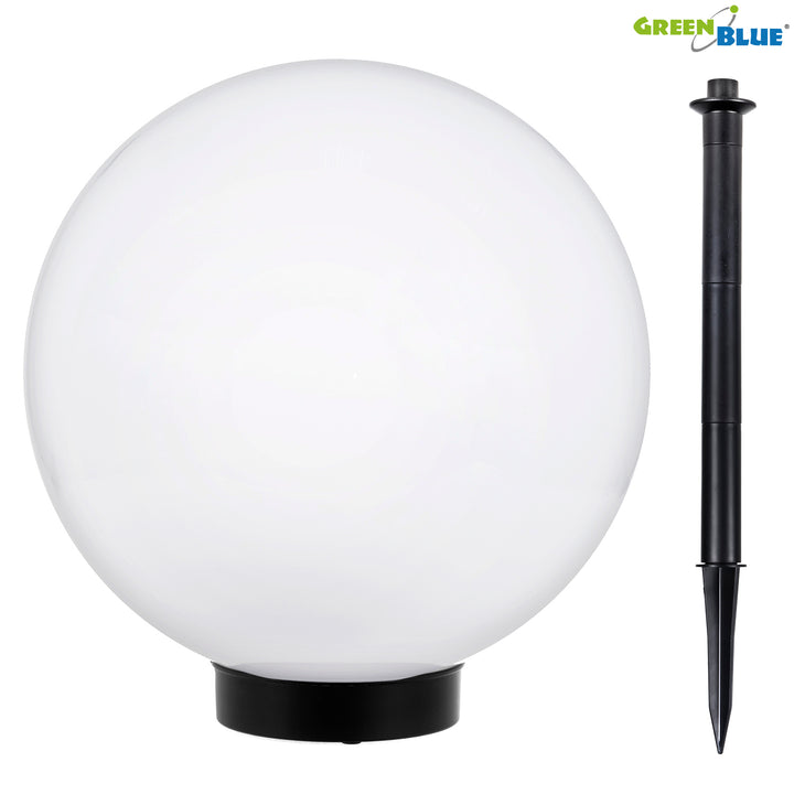 GreenBlue GB166 Solar LED Garden Lamp White S M L XL Battery Light Patio Terrace Modern