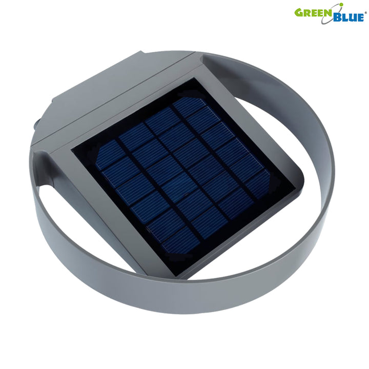 Lámpara solar LED 3W redonda de pared para exterior GreenBlue GB130