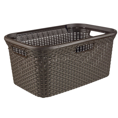 Curver Natural Style 45L basket, dark brown