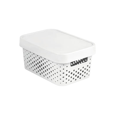 Curver Container met een Deksel 4.5L Oneindigheid Wit Openwerk