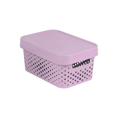 Openwork-Container mit Infinity-Abdeckung 4.5L pink