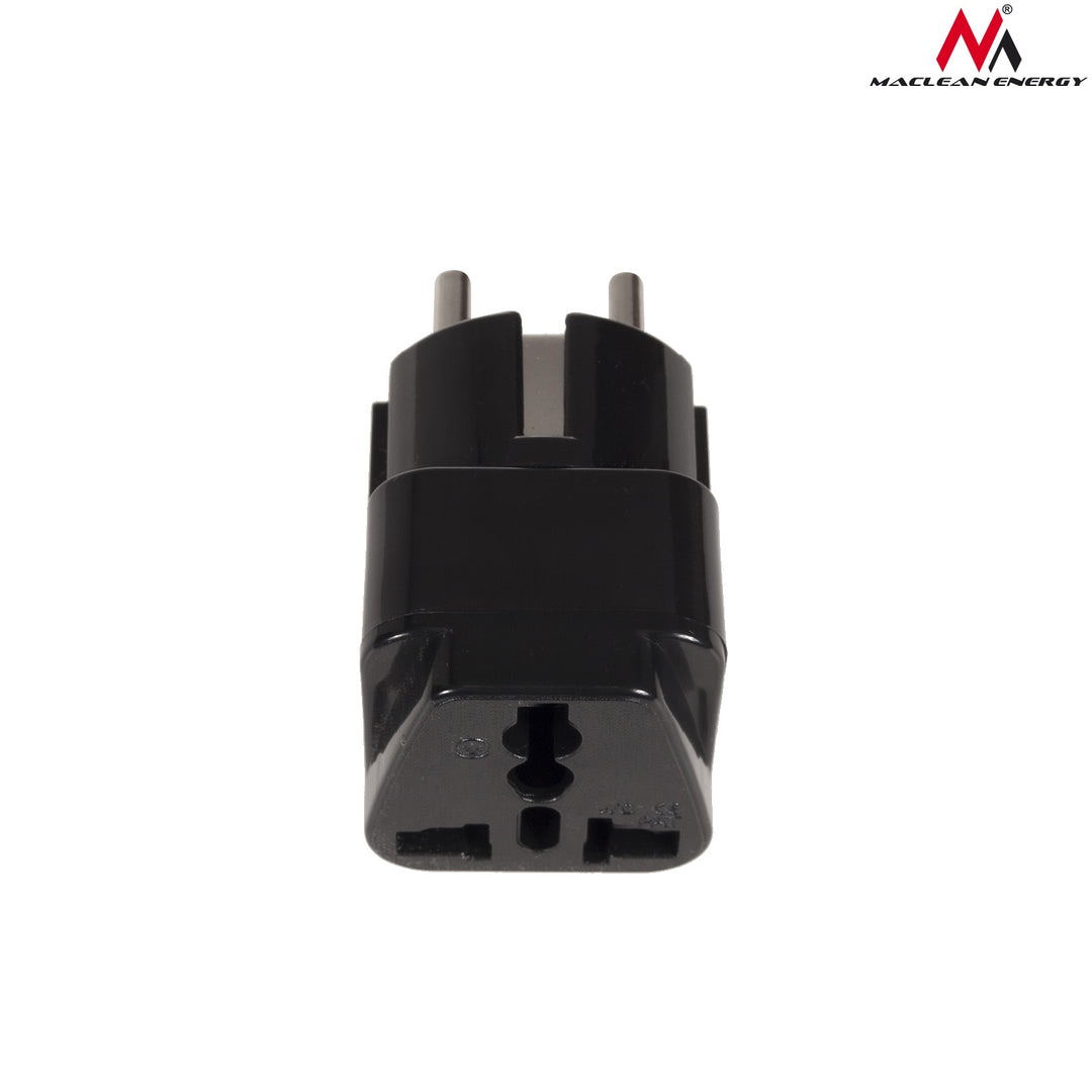 Maclean Energy Reise Adapter UK / GB auf EU Universal Schuko Stecker England Deutschland Euro