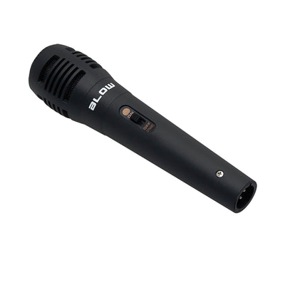 BLOW 33-101# Micrófono dinámico universal Micrófono para cantar en karaoke Interruptor de encendido/apagado 80 Hz - 1200 Hz 4,8 m