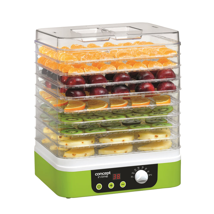 Concept SO 1060 Food Dehydrator 6 Tray 245 W For Fruits, Vegetables, Mushrooms, Flowers, Herbs, Meat, Fishes