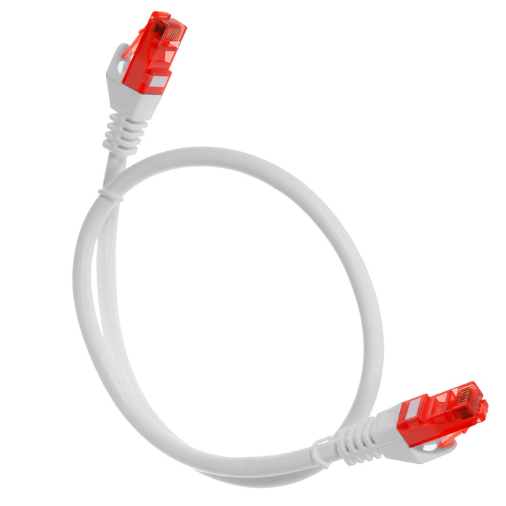 NETWORK CABLE LAN NET. ETHERNET RJ45 UTP CAT6 0,5 M Maclean MCTV-300 W