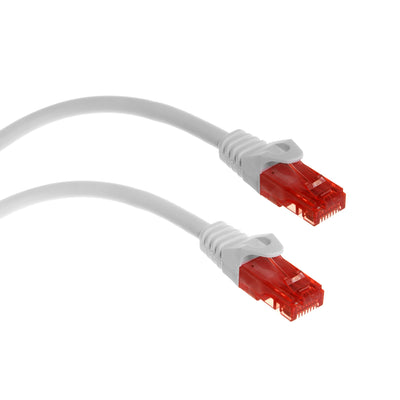Kabel kabel patchkabel UTP cat6 stekker 3 meter wit Maclean MCTV-303 W