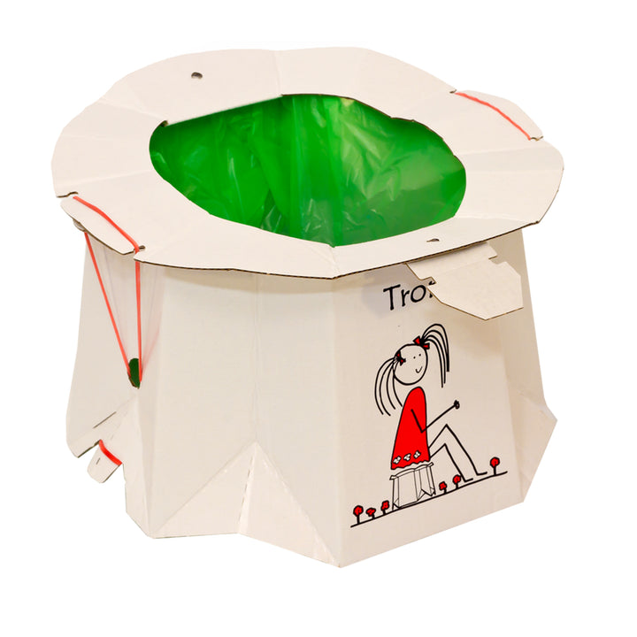 Tron Disposable Potty Kinderen Kids Vouwen Toilet Travel Camping Ecologische Compact