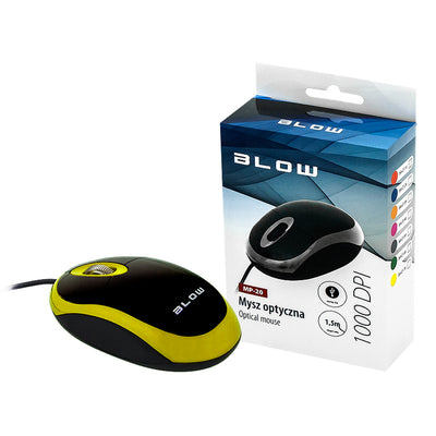 BLOW USB MP-20 Giallo Ottico Computer Mouse
