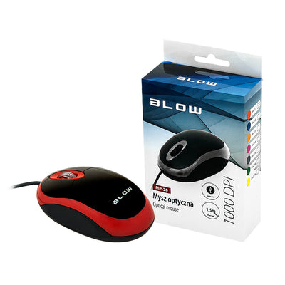 Mouse disponibile in 5 colori diversi WIRED MP-20 BLOW USB