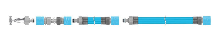 Cellfast 19-021 Bewässerungsgarten-Wasserschlauch, UV-beständig, 1/2 Zoll, 7,5/15 m