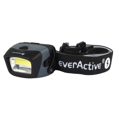 EverActive HL-150 LED-Stirnlampe, 150 Lumen, verstellbares und elastisches Kopfband