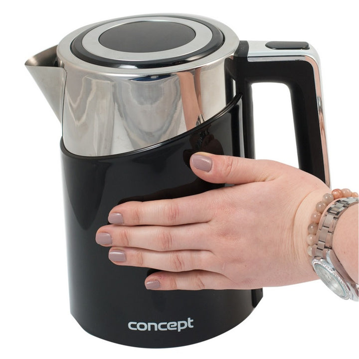 Concept RK3171 electric kettle, thermoregulation, Keep Warm function, 1.7l, 2200W, black