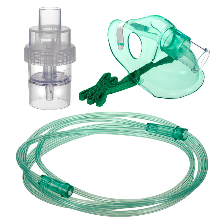 Conjunto de reemplazo de accesorios para inhaladores: Máscara, tubo y nebulizador