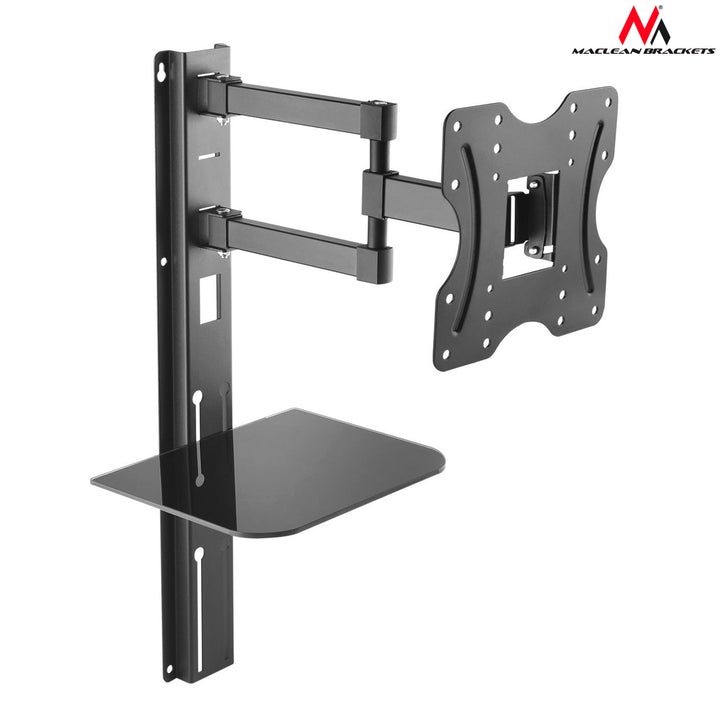 MACLEAN MCLEAN MC-771 TV BRACKET MUR MONT 23 "- 42" avec DVD Xbox PS4 Shelf 30kg Vesa LCD Plasma LED