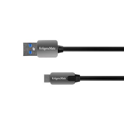 Kruger & Matz KM0347 Kabel USB 3.0 Type C 50 cm Connection Converter Charging Data Transmission