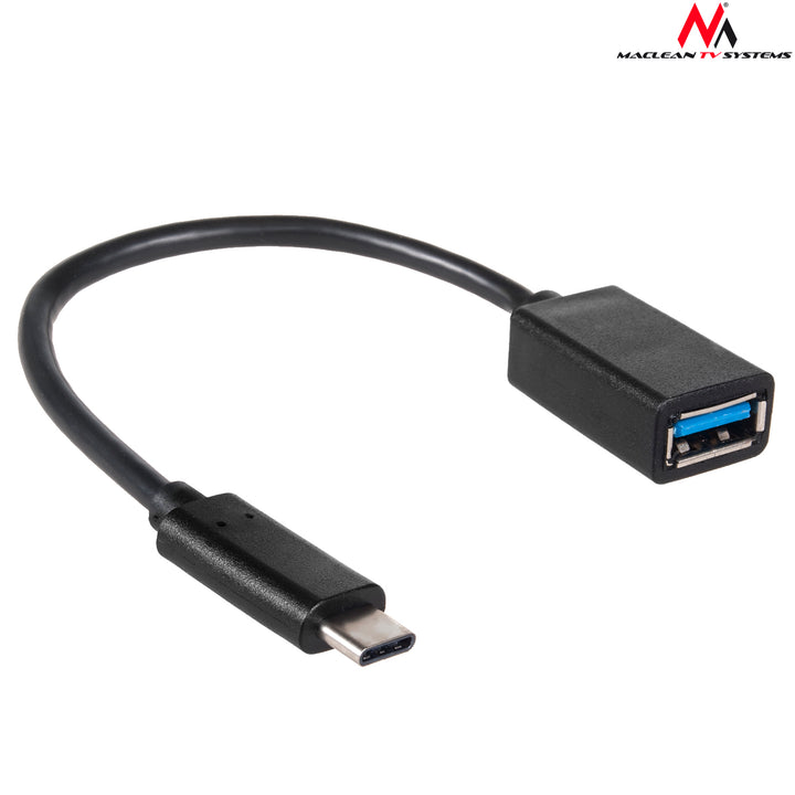 Maclean MCTV-843 - USB 3.0 AF a tipo C - cable de conexión de 15 cm