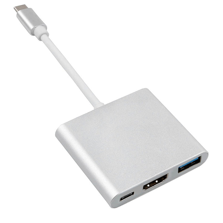 Maclean MCTV-840 USB-C-HDMI/USB 3.0/USB-C Adapter Hub