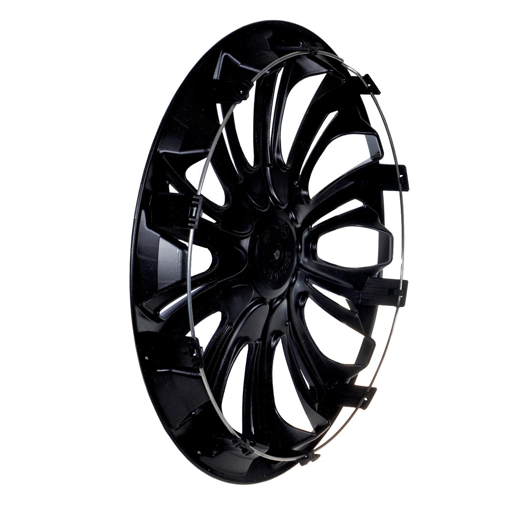 Copricerchi 16 "NRM STRONG DUOCOLOR nero-argento 4 pezzi