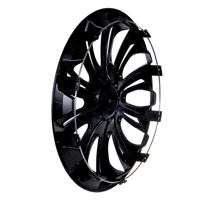 Enjoliveurs 16 " NRM STRONG DUOCOLOR noir-argent 4 pièces