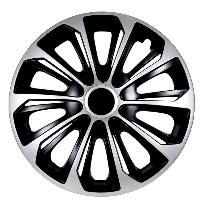 Wheel covers 16 "NRM STRONG DUOCOLOR black-silver 4 pieces