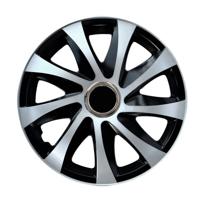 Drift Extra Wheel Trims (black-silver, 15 ")