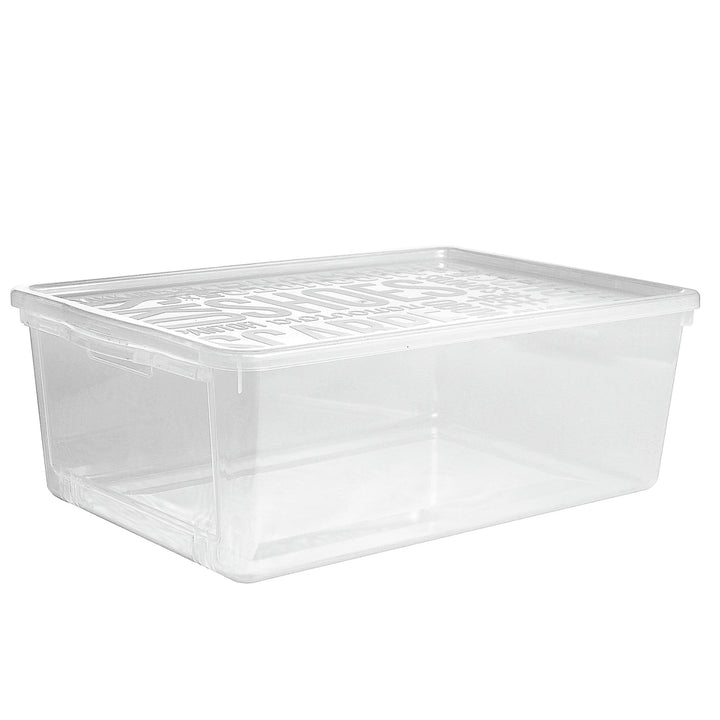 Plast Team 19880800 Basic Container for Shoes with a Lid storage box