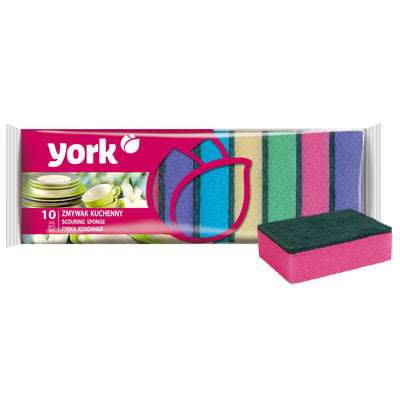 York 3003 Esponjas de cocina Limpieza Hogar Lavado de platos 10 PSC