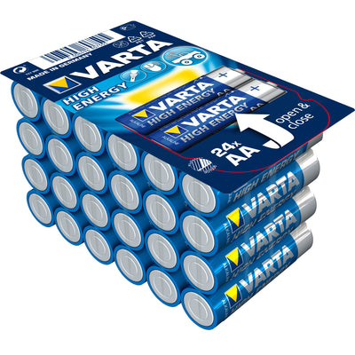 VARTA 24x piles VartaLonglife Power LR6 / AA emballées dans une boîte