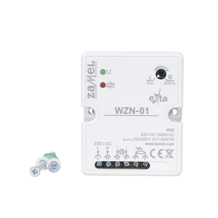 Interruptor crepuscular montado en la superficie sin sonda Zamel WZN-01