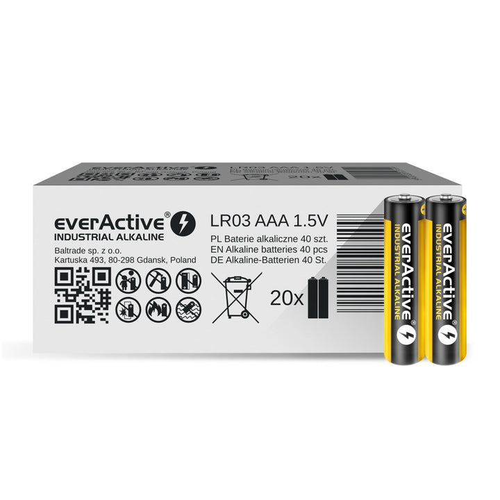 everActive Industrial -  the second, improved generation of reliable alkaline batteries