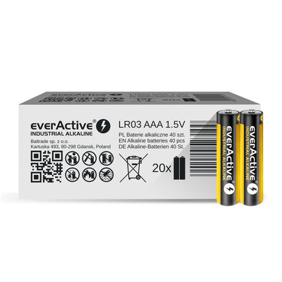 everActive Industrial: la segunda generación mejorada de baterías alcalinas confiables