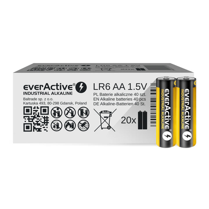 everActive Industrial - the second, improved generation of reliable alkaline batteries