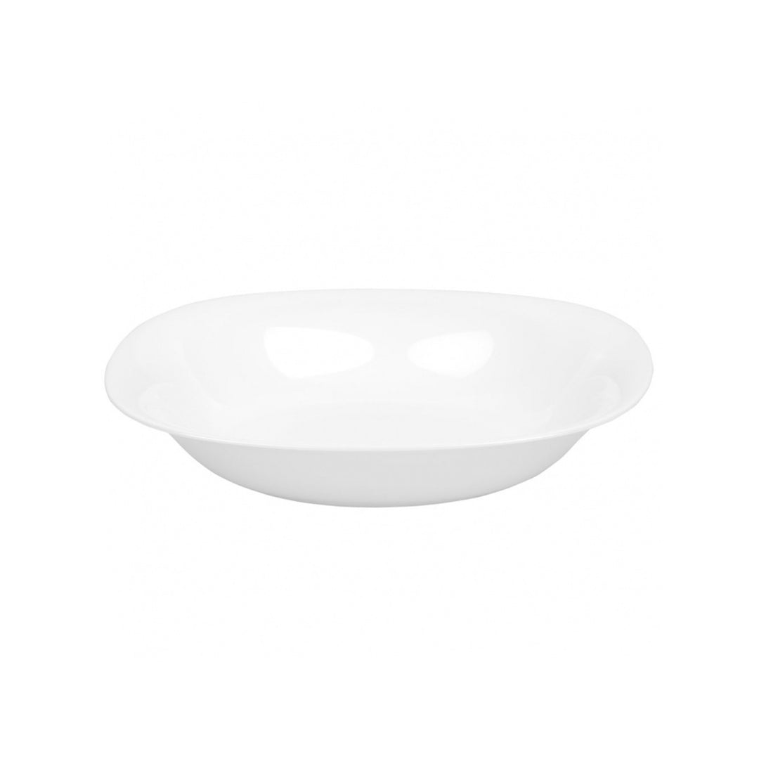 Luminarc LUMINARC Juego de Comedor de 18 Piezas Servicio de Platos para 6 Personas Blanco y Negro Apto para microondas y lavavajillas