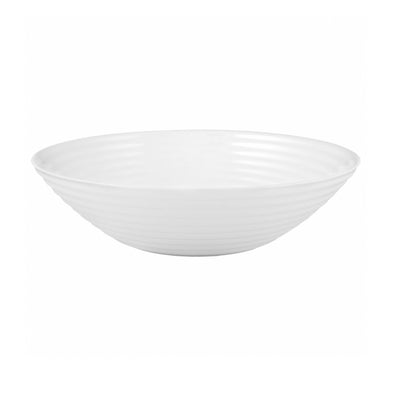 Luminarc 06455 20 cm runde Salatschüssel, weiß, aus weißem gehärtetem Glas