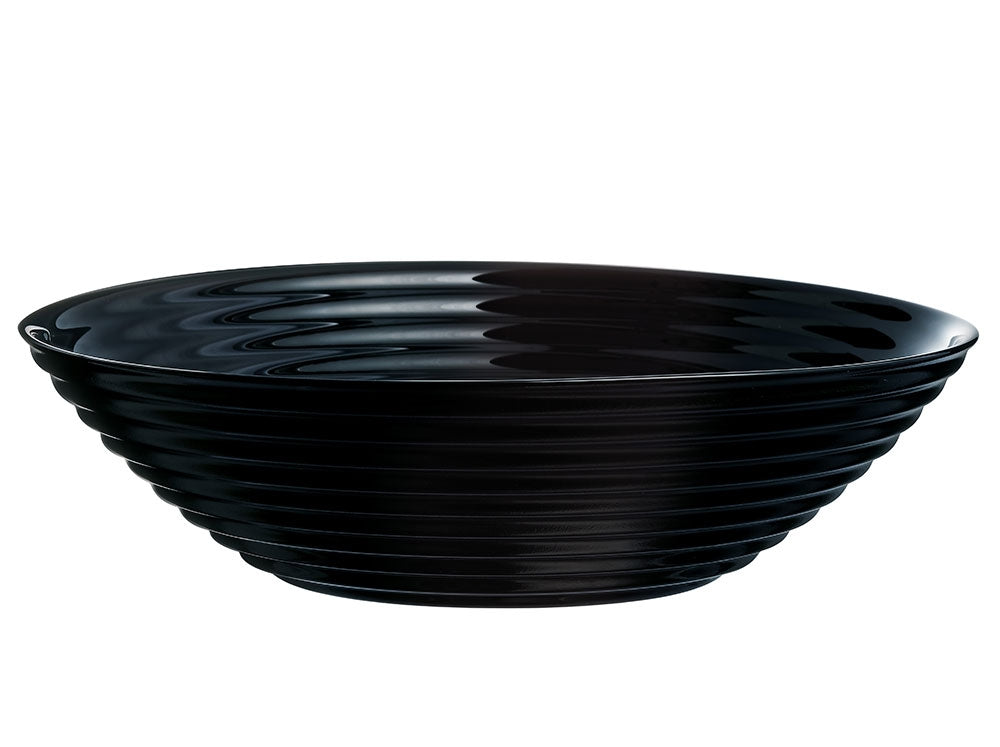 Luminarc Harena 20cm Ensalada / Plato hondo Vajilla Negro