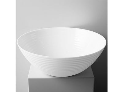 27cm Round Dessert Bowl Luminarc Harena White Tableware