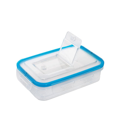 BranQ-Mehrzweckbehälter | Q-Lock 575ml für Lebensmittel | Blau und transparent