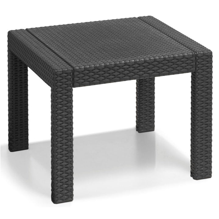 Curver Outdoor Rosario Balcony Graphite, Set of Garden Furniture: 2 Chairs + Table