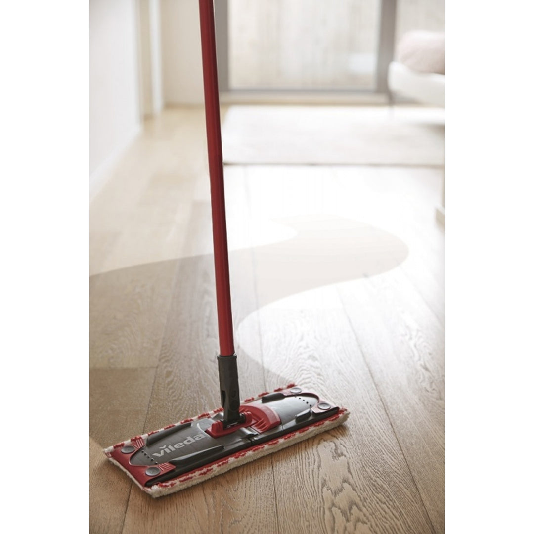 Vileda Ultramax Flat Mop &amp; Bucket Set with Wringer 2in1 Microfibre Pad