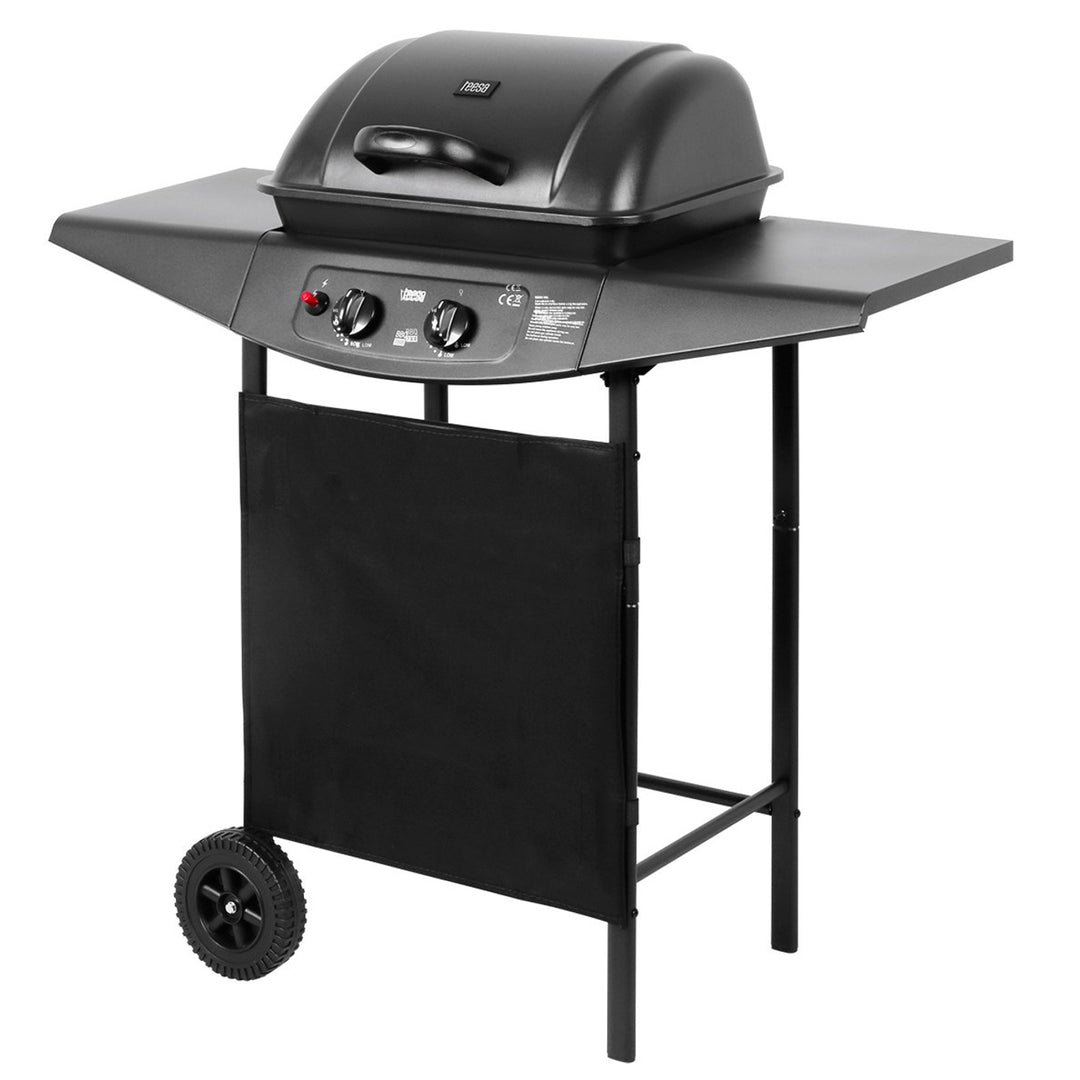 Teesa BBQ 2000 TSA0800 Gasbarbecue met 2 branders, Fatmelt Container,