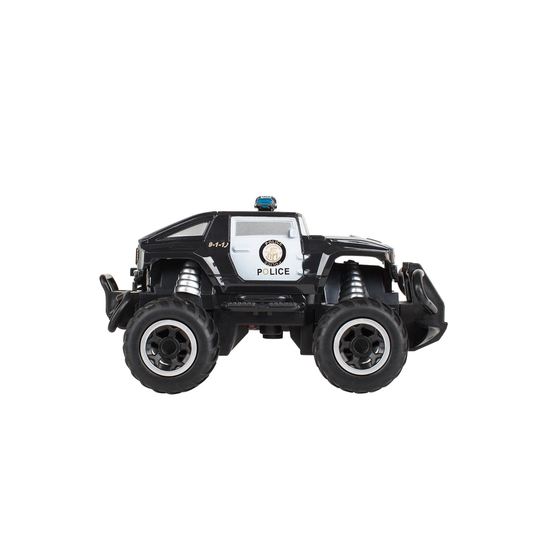 Remote Control Police Car Toy Vehicle up to 10 km/h AA Battery Play 1:43 CE 10m