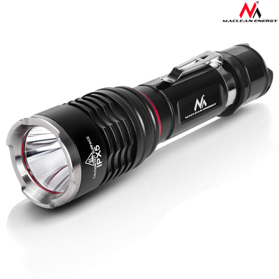 Maclean Taschenlampe USB Ladekabel LED Taschenlampe Ladegerät für Fahrrad Halter Set 10W