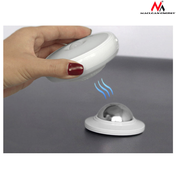 Maclean MCE223 Lamp Motion Sensor Wireless Battery Powered Dusk to Dawn 11 LED Warm Light Magnetic Wireless PIR