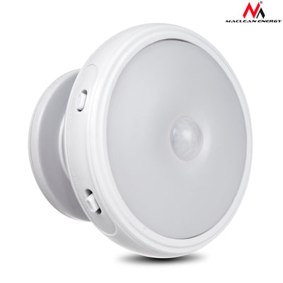Maclean MCE223 Lampada Sensore di movimento Wireless Alimentata a batteria Dal tramonto all'alba 11 LED Luce calda PIR wireless magnetico
